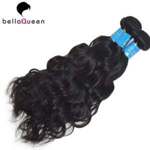 Buy cheap Unprocessed Natural Black Burmese Remy Hair , Water Wave Hair Extensions from wholesalers