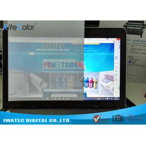 Buy cheap 215 Micron Inkjet Media Supplies Aqueous Universal Polyester Backlit Film Front Printing from wholesalers