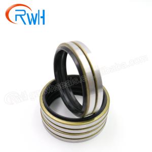 Buy cheap Black Hydraulic Dust Seal Dkb Iron Rubber Material For Crawler Excavator from wholesalers