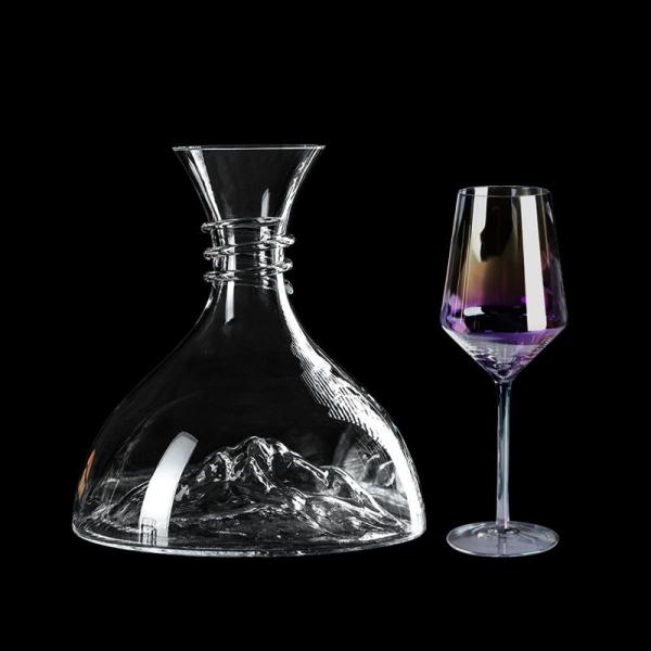 Bulk Artisan-Crafted Crystal Wine Decanter Aerator | 1500mL Luxury Carafe,