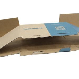 Buy cheap Custom logo color printing corrugated box packaging performance is stable and foldable from wholesalers