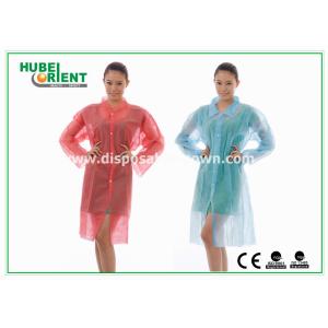 Buy cheap PP Or MP Or Tyvek Disposable Lab Coats With Snaps White/Blue/Red Fashion And Durable Use from wholesalers