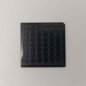 Buy cheap Black ESD Plastic Stackable Waffle Pack Chip Tray Ultra Clean from wholesalers