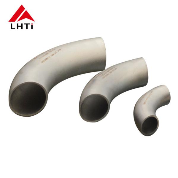Quality Hot sale gr2 2.5" 3.5" 90 degree 40mm titanium elbows for pipe fitting for sale