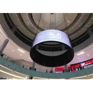 Full Color Flexible Led Video Display , P1.56 P1.785 P2 P2.5 Cylinder Flexible