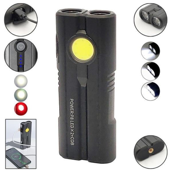Buy cheap Large COB Portable LED Work Lights Aluminum High Power Flashlight LED Work Site Light from wholesalers
