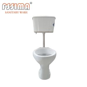 Buy cheap Ceramic Wall Mounted Two Piece Toilets Split Hanging WC Bathroom 4.5L product