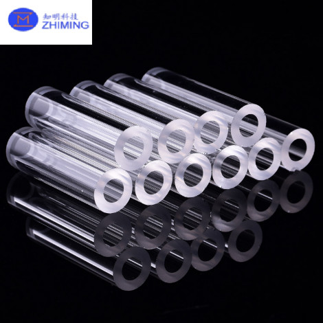 Customizable Sapphire Tubes EGS Method 10mm–100mm Polished