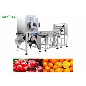 Buy cheap Multichannel Vegetable Grading Machine 220v 50hz Visual Detection System from wholesalers