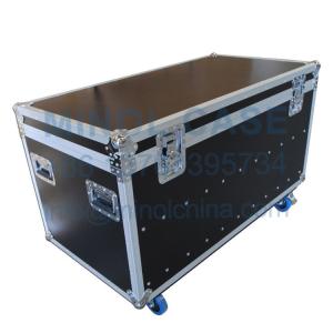 LCD Flight Flat Screen LCD TV Road Case With Wheels