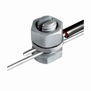 Buy cheap Electric Fencing Joint Clamp With M 8*20mm bolt, washer and nut from wholesalers