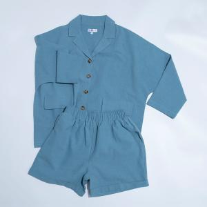 Linen And Cotton Family Wearing Same Clothes 205gsm S-3XL