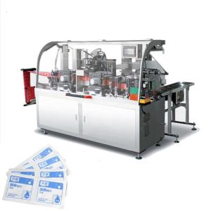 Buy cheap Alcohol Prep Pads Packing Machine Horizontal 4 Side Sealing 300-500L/Min from wholesalers