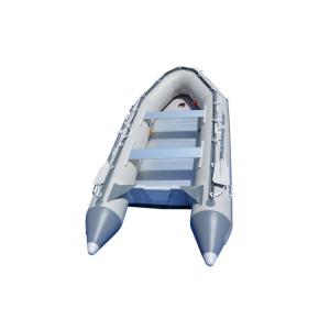 Buy cheap 0.9 PVC Tarpaulin Rubber White Inflatable Fishing Boats 6P Environmental Friendly from wholesalers