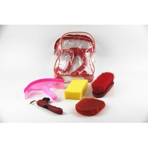 20*8*18 cm Horse Grooming Set PVC Multi - Colored Customize Logo Printing