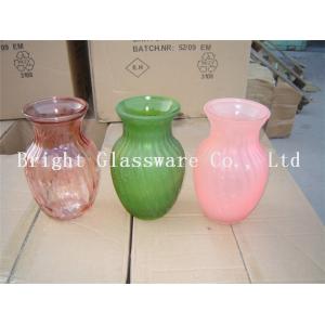 Buy cheap Custom beautiful design glass vase for wholesale product
