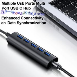 Buy cheap Multiple Usb Ports Multi Port USB C Hub Providing USB A Ports for Enhanced Connectivity Charging and Data Synchronization from wholesalers