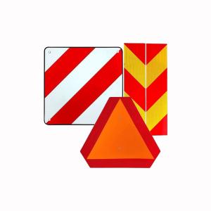 Buy cheap Custom Vehicle Conspicuity Markings Reflective Chevron Rear Marker Board Warning Signs from wholesalers