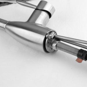 Unique Design CUPC faucet waterfall open spout kitchen mixer