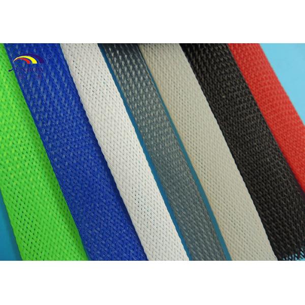 Quality PET polyster braided mesh Braided Expandable Cable Sleeving for sale