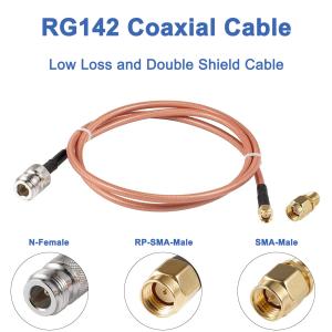 Buy cheap Custom Antenna Cable Assembly RG142 RF Coaxial Cable from wholesalers