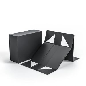 Buy cheap Folding Gift Packaging Boxes With Magnetic Flip Lid One - Piece Foldable Design Custom Logo Printing from wholesalers