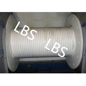 Buy cheap Split LBS Sleeves Wire Rope Winch Drum with LBS Grooving from wholesalers