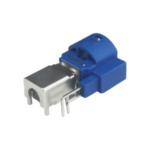 4+2Pin C Code FAKRA HSD LVDS Connector Right Angle Type For GPS Telematics