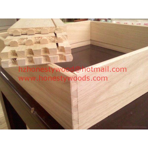 Buy cheap Paulownia drawer sides and backs, Paulownia drawer component. Dovetail groove from wholesalers