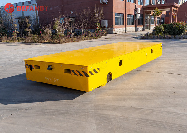 Can Turn Battery Trackless Transfer Trolley