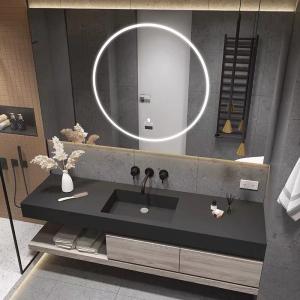 Buy cheap Plywood Bathroom Vanity Units , slate Countertop  Floating Vanity Cabinet from wholesalers