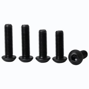 Buy cheap ISO7380 Hex Socket Button Head Security Cap Screw Bolt with Black Oxide Black Zinc Plated from wholesalers