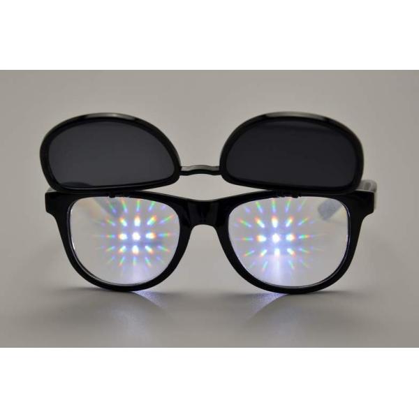 Buy cheap 1.0mm Lense 3D Fireworks Glasses / Plastic Diffraction Glasses from wholesalers
