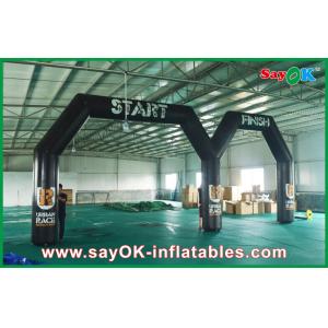 Buy cheap Party City Balloon Arch Customized Logo Pring Inflatable Start Finish Line With Double Arch from wholesalers