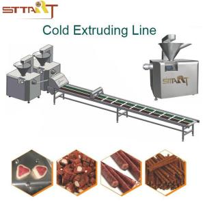 Buy cheap Cold Extrusion Pet Food Extruder Machine / Dog Treat Making Machine from wholesalers