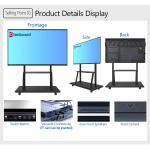 Buy cheap Qtenboard Smart Class Interactive White Board for Teaching Interactive Digital Board 65 Inch Interactive Kit for White Board from wholesalers