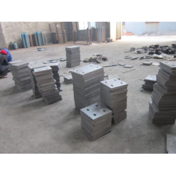 High Chrome Ni Hard Liners White Iron , HRC52 - 58 Hardness