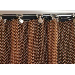 Buy cheap 1.0mm Wire Metal Coil Drapery Curtain from wholesalers