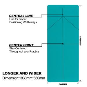 Buy cheap Latex Free TPE Yoga Mat For Women Biodegradable Excellent Slip Resistance from wholesalers