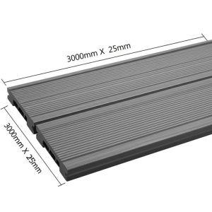 Buy cheap 3000mm X 140mm X 25mm WPC Decking Panel UV Resistant Longevity 20 Plus Years Strong Durable Solution for Outdoor Decking from wholesalers