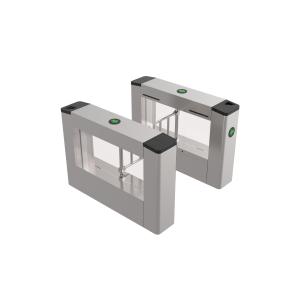 Small Swing Turnstile Parking Barrier Gate With Fingerprint Square Mechanical