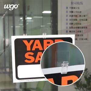 Self Adhesive Mounted Removed No Trace Leave Adhesive Clips Hook Clamp