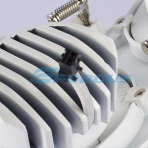 White paint telescopic LED lamp 10W commercial single elephant nose