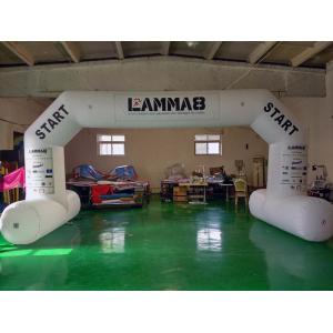 Outdoor Event Inflatable Finish Arch Waterproof With Custom Printing