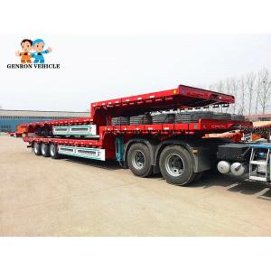 Buy cheap 40T Bulk Cargo Detachable BPW Heavy Duty Low Bed Trailers product