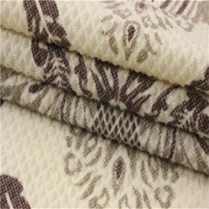 Buy cheap 100 Polyester Bright Upholstery Fabric Embossed With Rubber Patch Fabric from wholesalers