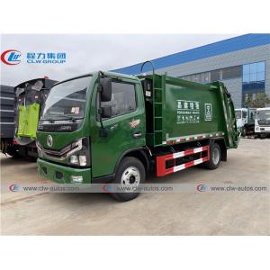 Buy cheap LHD Dongfeng 6cbm Compressed Garbage Truck With Double Operation System from wholesalers