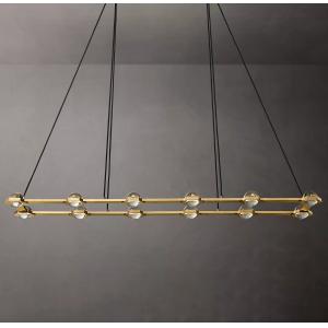 Buy cheap 12 Heads Decorative Rectangular Modern Chandelier for Indoor Living Room from wholesalers
