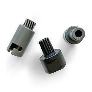 Perfect Tolerance Steel Pipe Couplings / Transmission Parts CNC Machined Turning