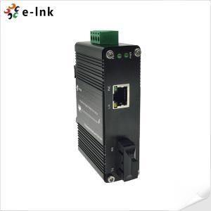 Buy cheap Mini Industrial 100BASE-FX to 10/100BASE-T 30W PoE+ Media Converter with 1-Port 100Base-FX SC from wholesalers